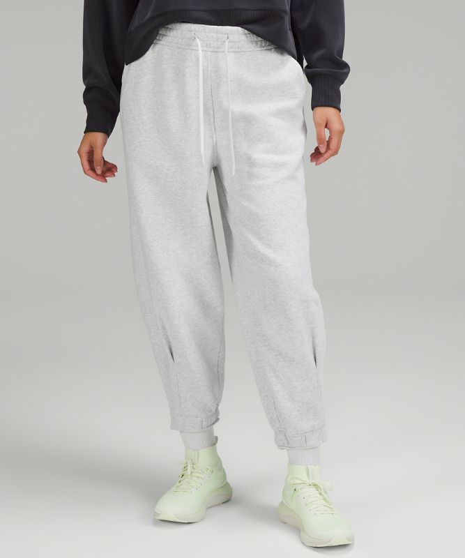 Loungeful Oversized-Fit High-Rise Cropped Jogger