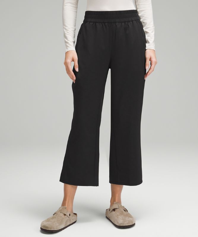 Lightweight Wide-Leg High-Rise Culottes