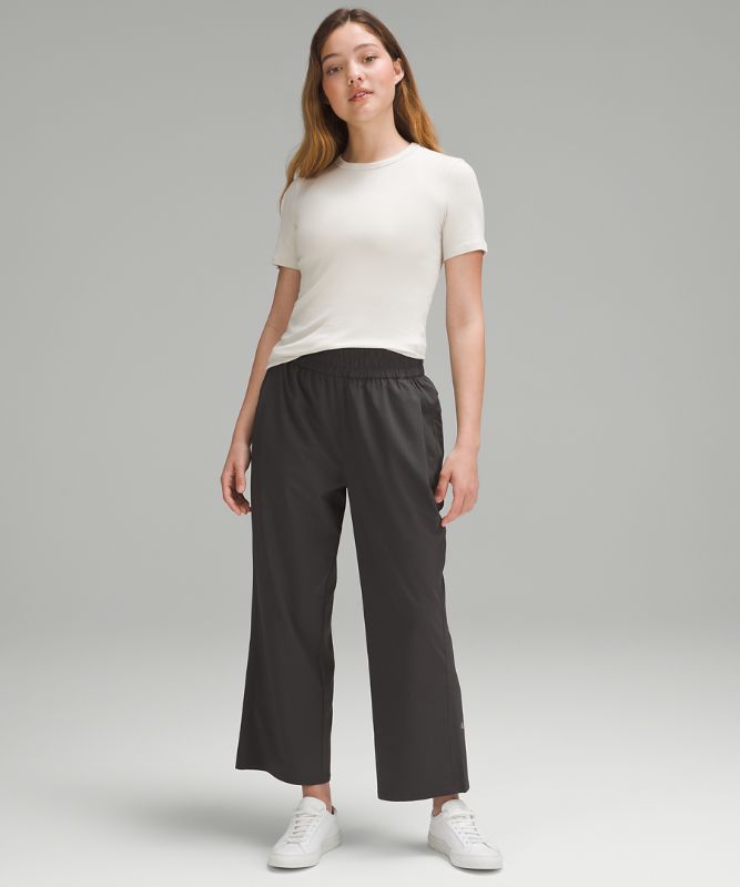 Lightweight Wide-Leg High-Rise Culottes