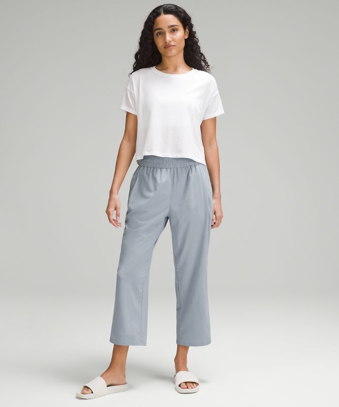 Lightweight Wide-Leg High-Rise Culottes