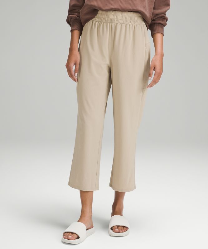 Lightweight Wide-Leg High-Rise Culottes