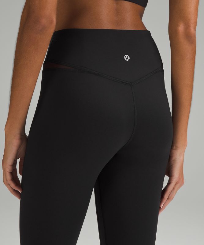 Mesh-Panelled Nulu High-Rise Yoga Crops 23"