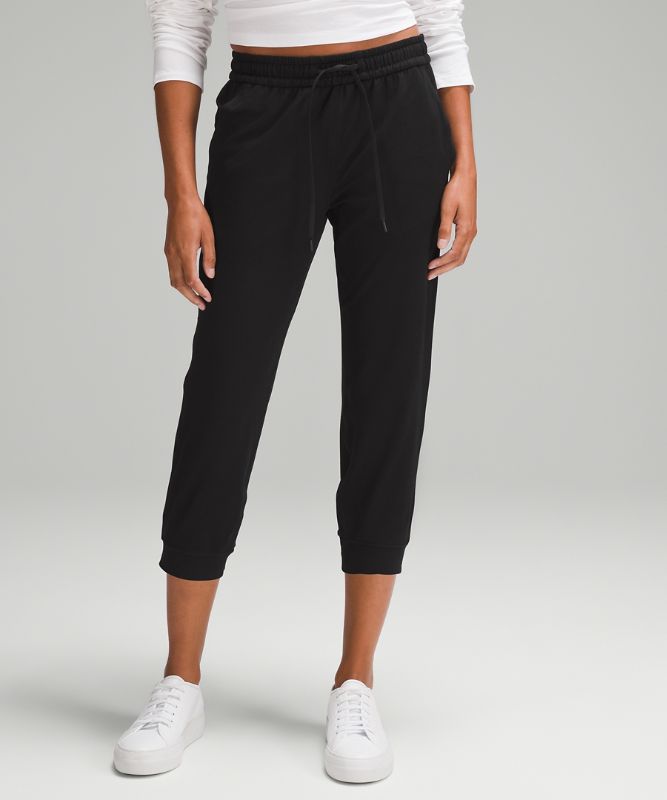 Soft Jersey Classic-Fit Mid-Rise Cropped Jogger