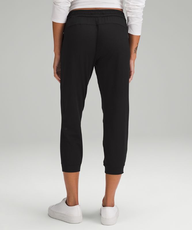 Soft Jersey Classic-Fit Mid-Rise Cropped Jogger