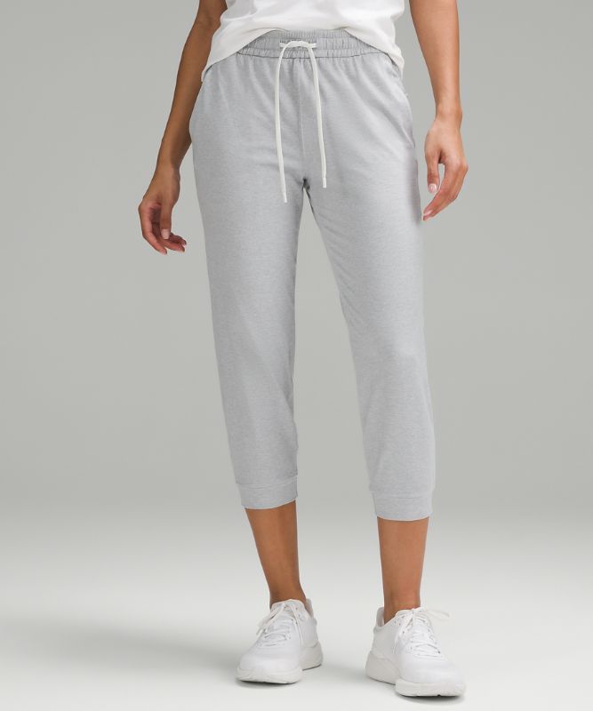 Soft Jersey Classic-Fit Mid-Rise Cropped Jogger