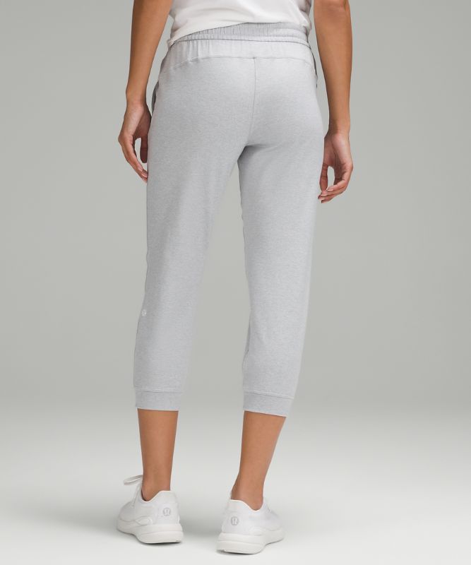 Soft Jersey Classic-Fit Mid-Rise Cropped Jogger