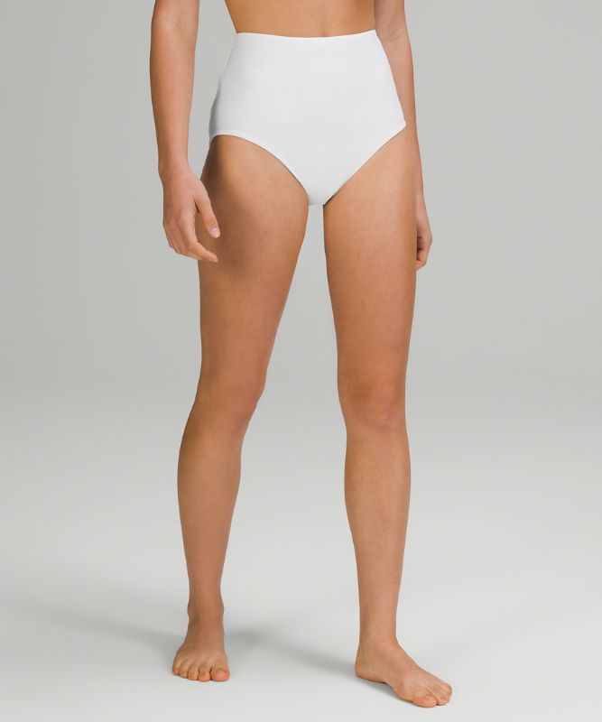 Waterside High-Waist Swim Medium Coverage Swim Bottom *Online Only