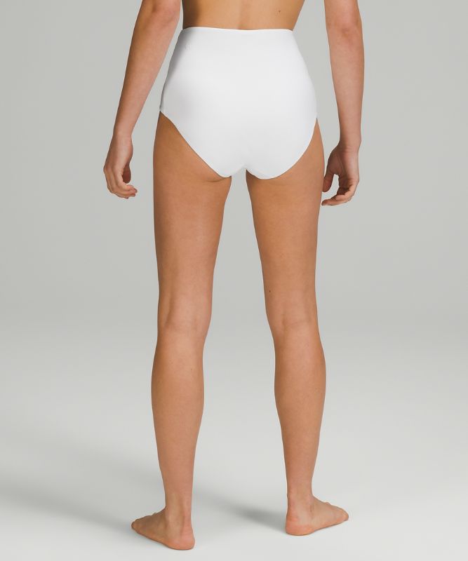 Waterside High-Waist Swim Medium Coverage Swim Bottom *Online Only