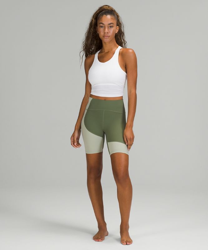 Nulu Colour Block High-Rise Short 8"