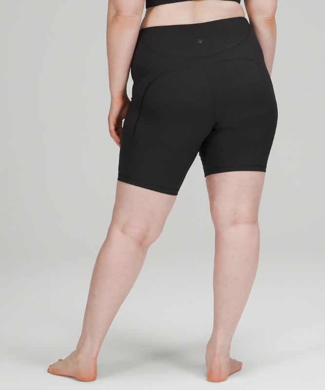 Ribbed Contoured High-Rise Short 8"