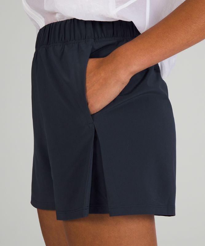 Super-High Rise Pleated Shorts