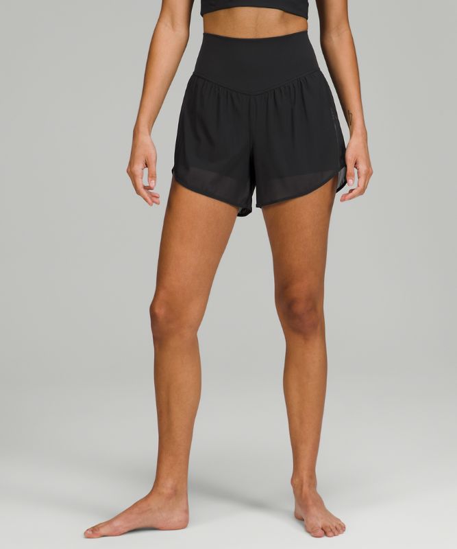 Nulu and Mesh High-Rise Yoga Short 3.5"