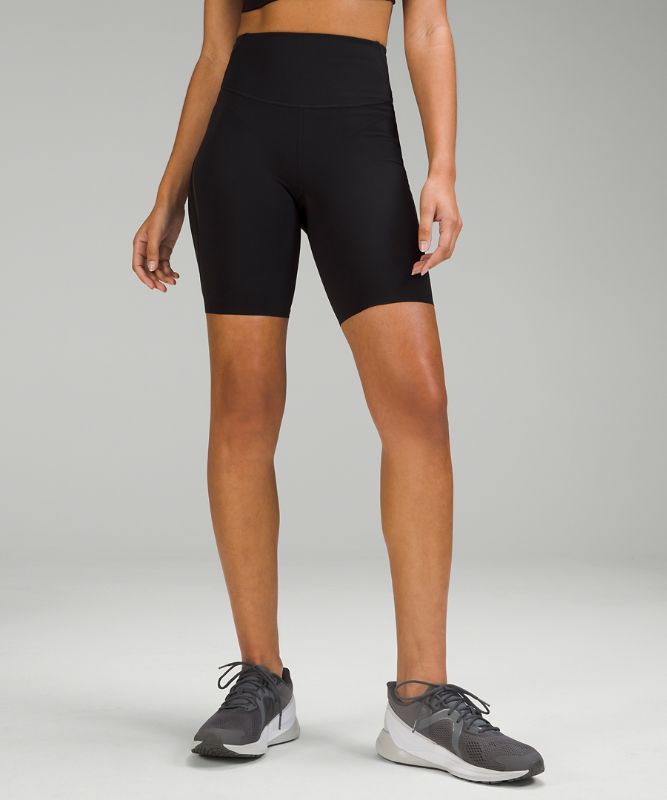 Base Pace High-Rise Reflective Short 8"