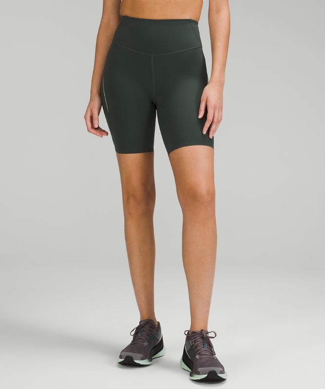 Base Pace High-Rise Reflective Short 8"