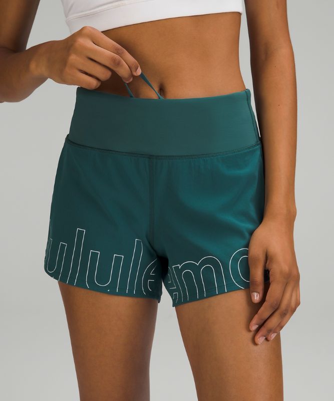 Speed Up Mid-Rise Lined Short 4" *Graphic