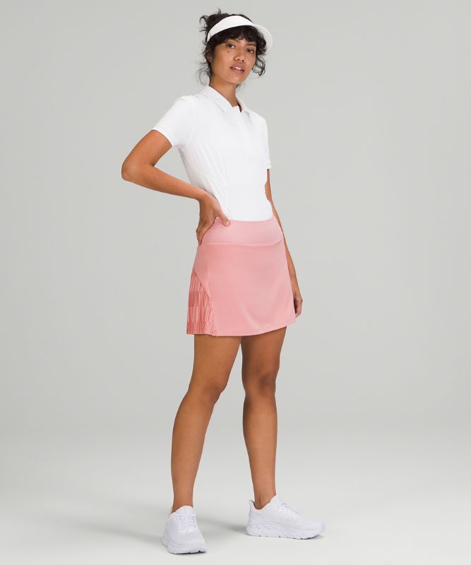 Pleated and Lined High-Rise Tennis Skort