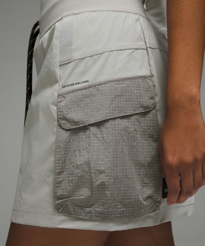 Multi-Pocket Cargo High-Rise Hiking Skirt