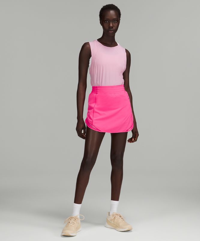 Lululemon Hotty Hot High-rise Tennis Skirt Long In Sonic Pink