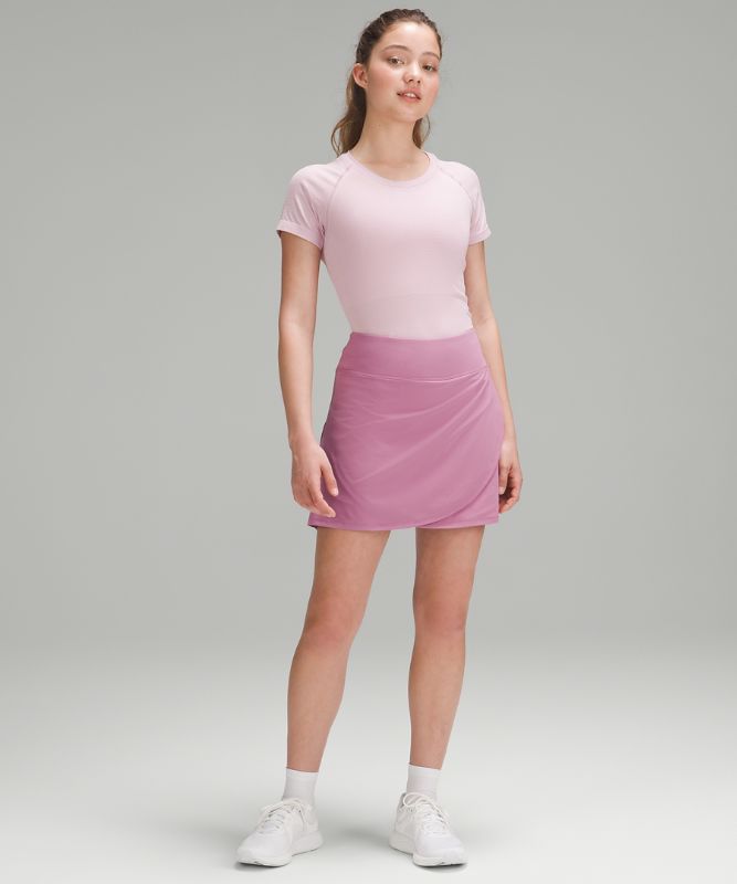 Pleated and Lined High-Rise Tennis Skort