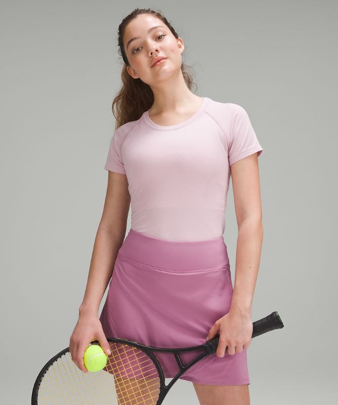 Pleated and Lined High-Rise Tennis Skort