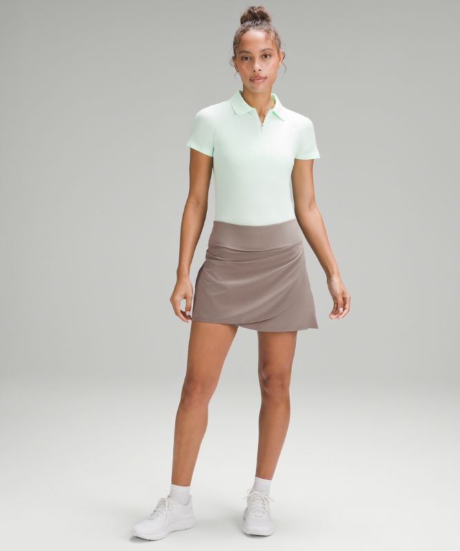 Pleated and Lined High-Rise Tennis Skort