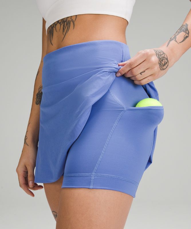 Peek Pleat High-Rise Tennis Skirt