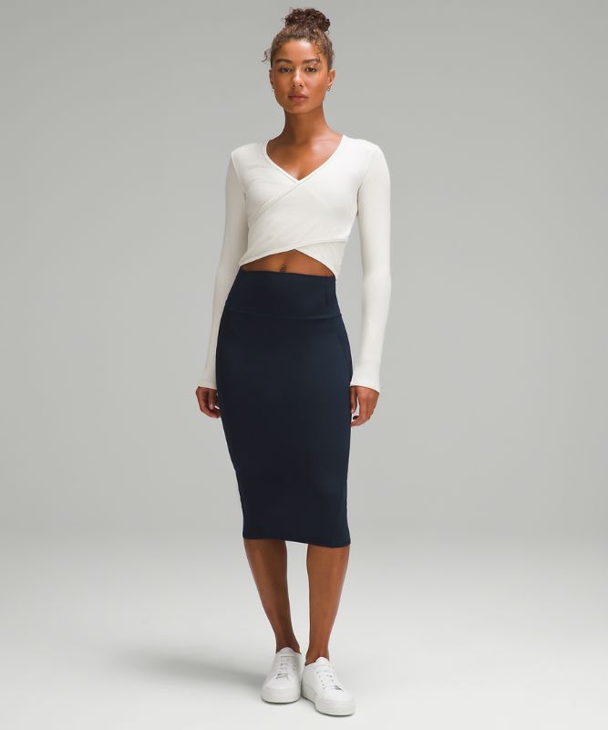 Nulu Slim-Fit High-Rise Skirt
