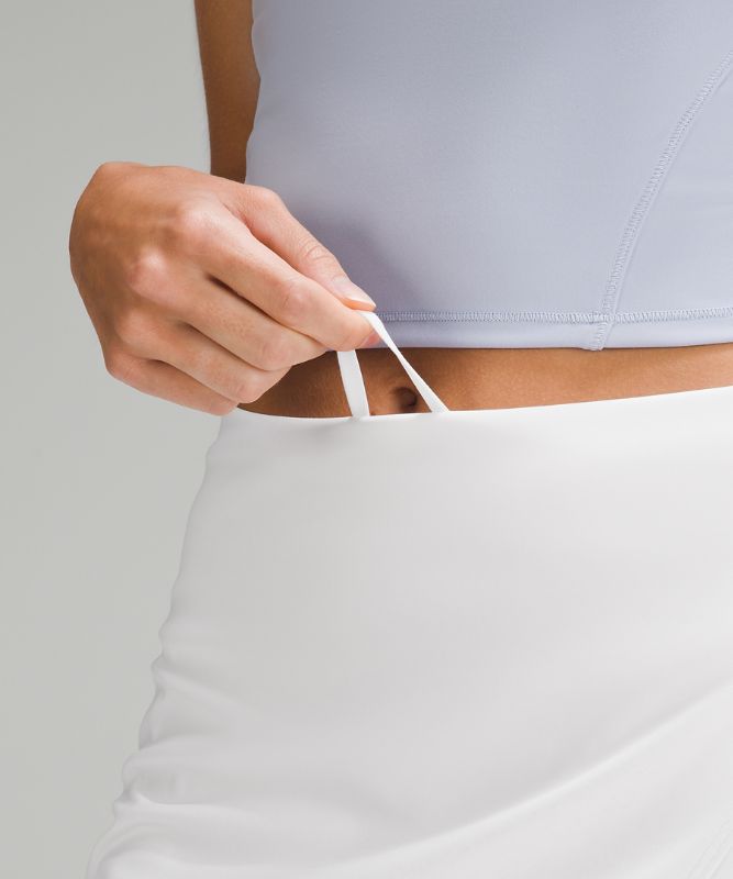 High-Rise Wrap Tennis Skirt