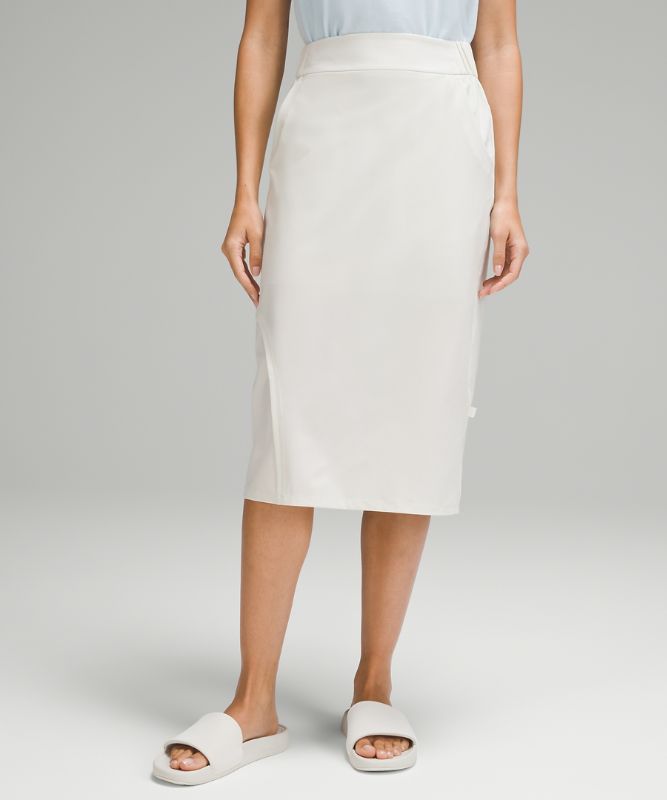 Travel Woven™ High-Rise Straight-Fit Skirt