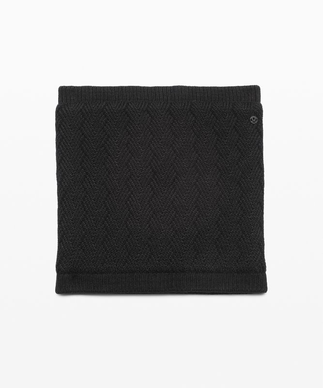 Chevron Knit Neck Warmer