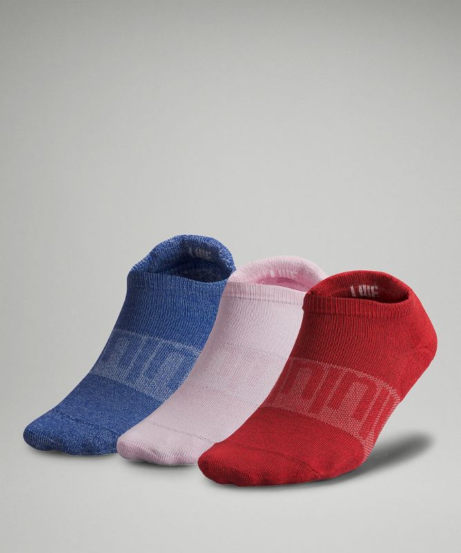 Women's Daily Stride Low-Ankle Sock 3 Pack Multi-Colour *Wordmark