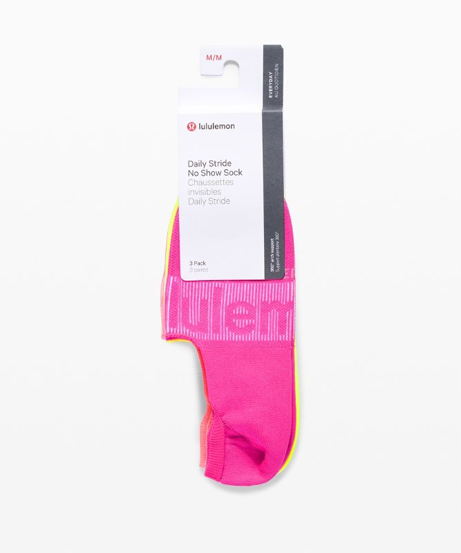 Women's Daily Stride No-Show Sock 3 Pack *Wordmark