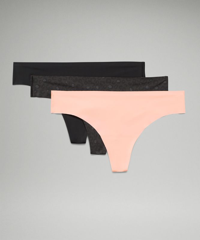 InvisiWear Mid-Rise Thong Underwear *3 Pack