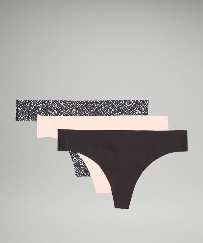 InvisiWear Mid-Rise Thong Underwear *3 Pack