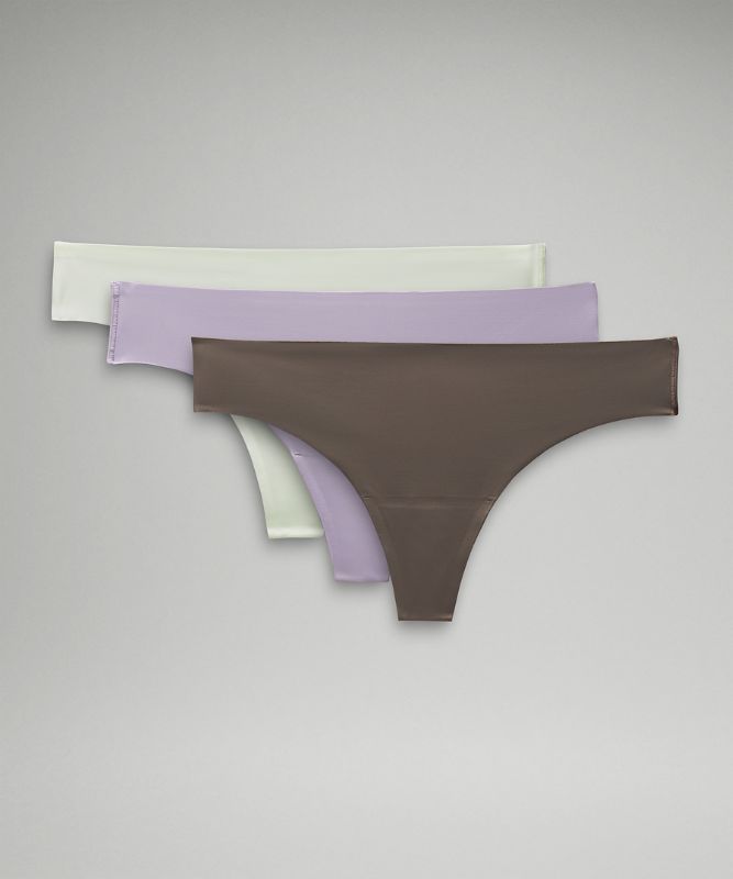 InvisiWear Mid-Rise Thong Underwear *3 Pack