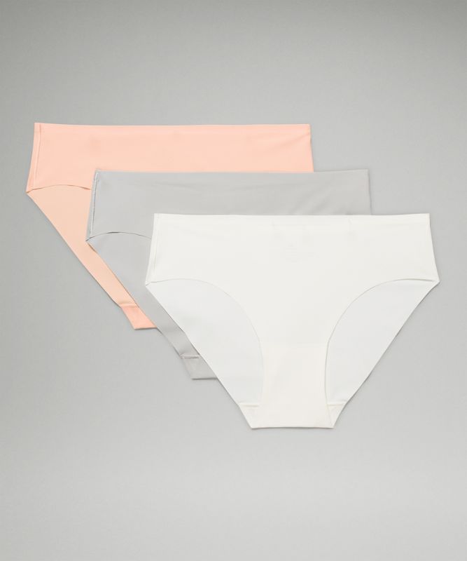 InvisiWear Mid-Rise Bikini Underwear 3 Pack