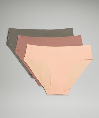 Lululemon Seamless Mid-Rise Thong Underwear - Strawberry Milkshake - lulu  fanatics