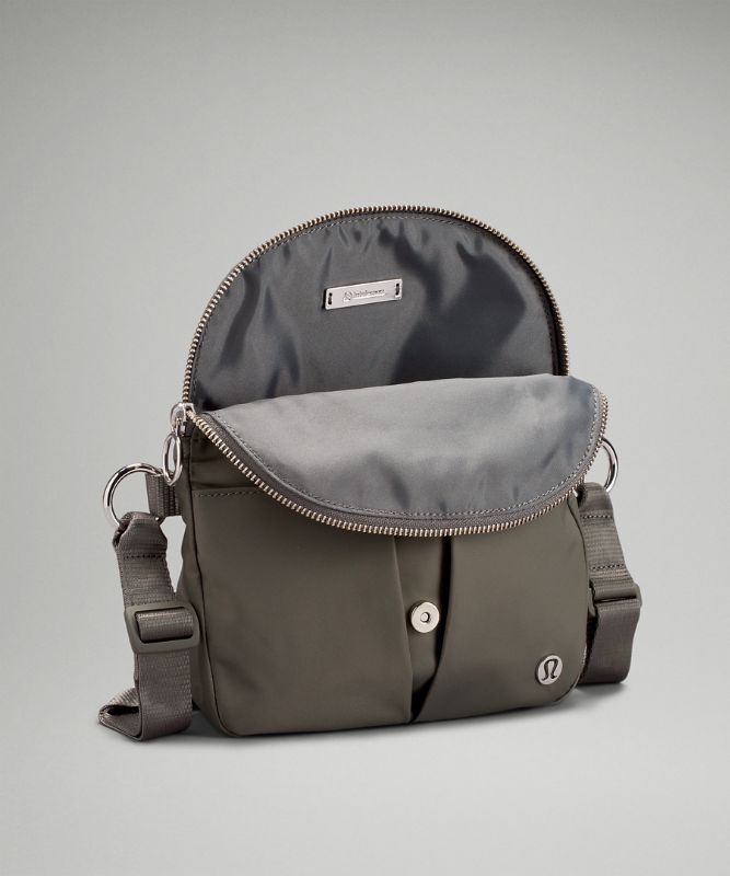 Micro all night festival grey sage top lululemon bag