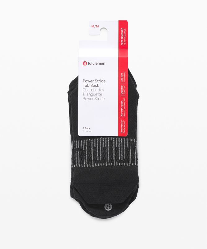 Power Stride Tab Sock *Anti-Stink 3 Pack