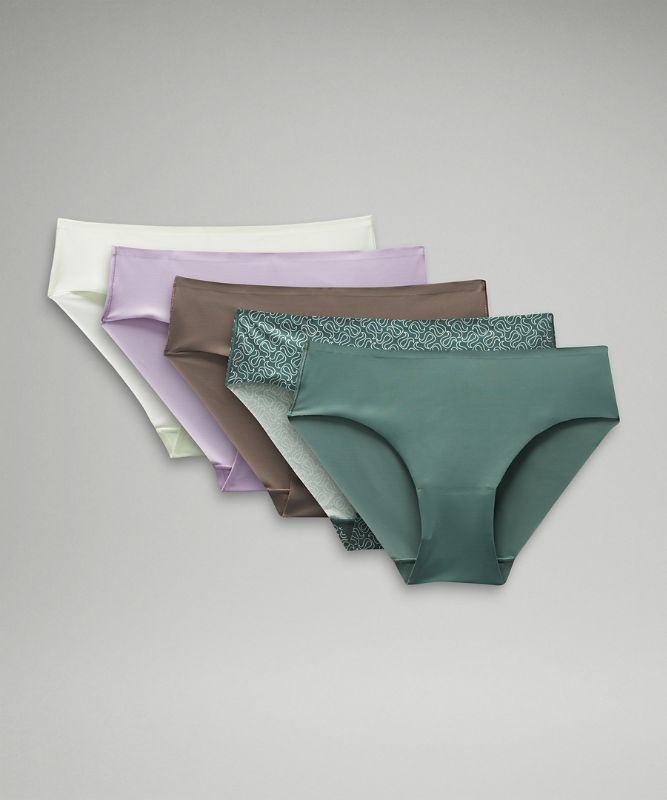 InvisiWear Mid-Rise Bikini Underwear *5 Pack