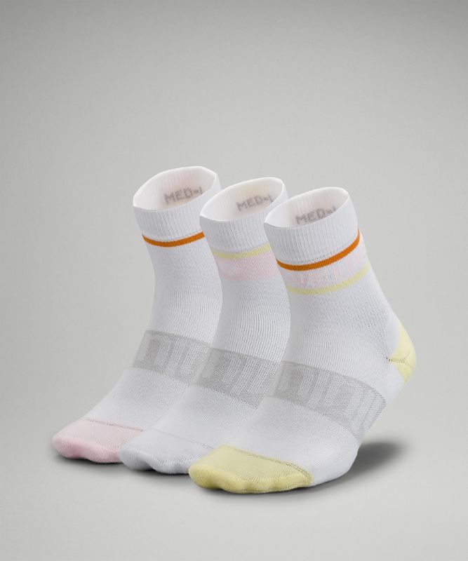 Daily Stride Mid-Crew Sock 3 Pack *Stripe