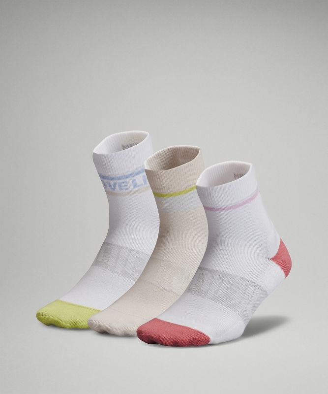 Daily Stride Mid-Crew Sock 3 Pack *Stripe