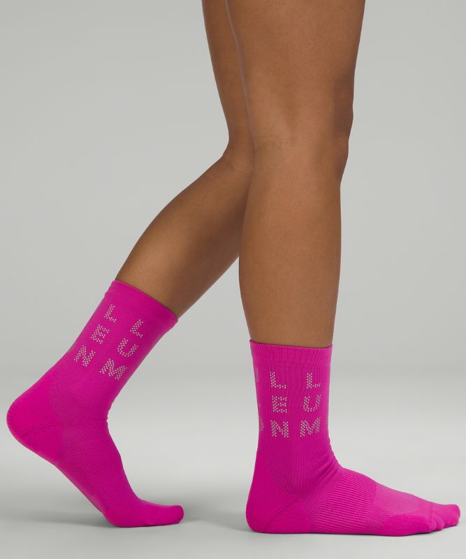 Women's Power Stride Crew Sock *Reflective