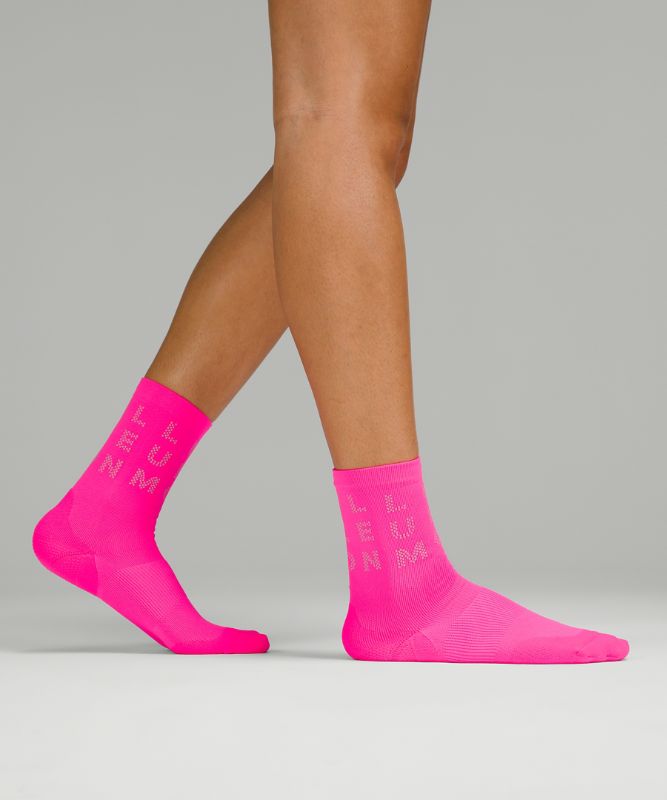 Women's Power Stride Crew Sock *Reflective