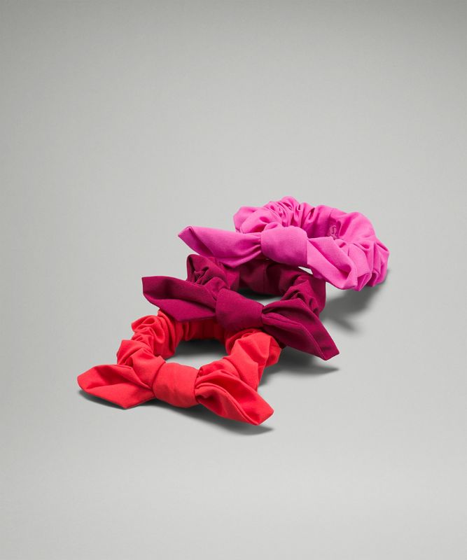 Uplifting Bow Scrunchies 3 Pack