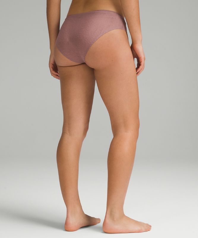 InvisWear Mid-Rise Lace Bikini Underwear