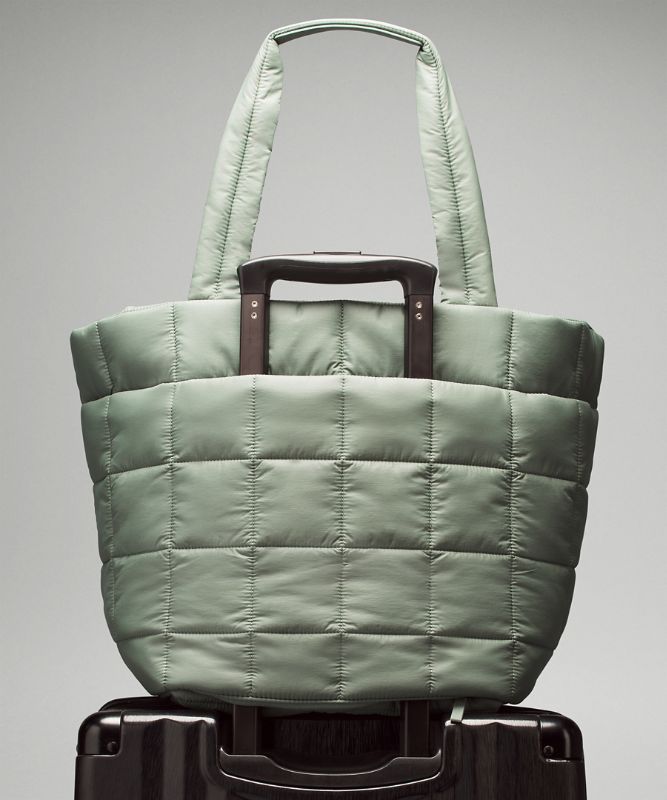 Quilted Grid Tote Bag 26L