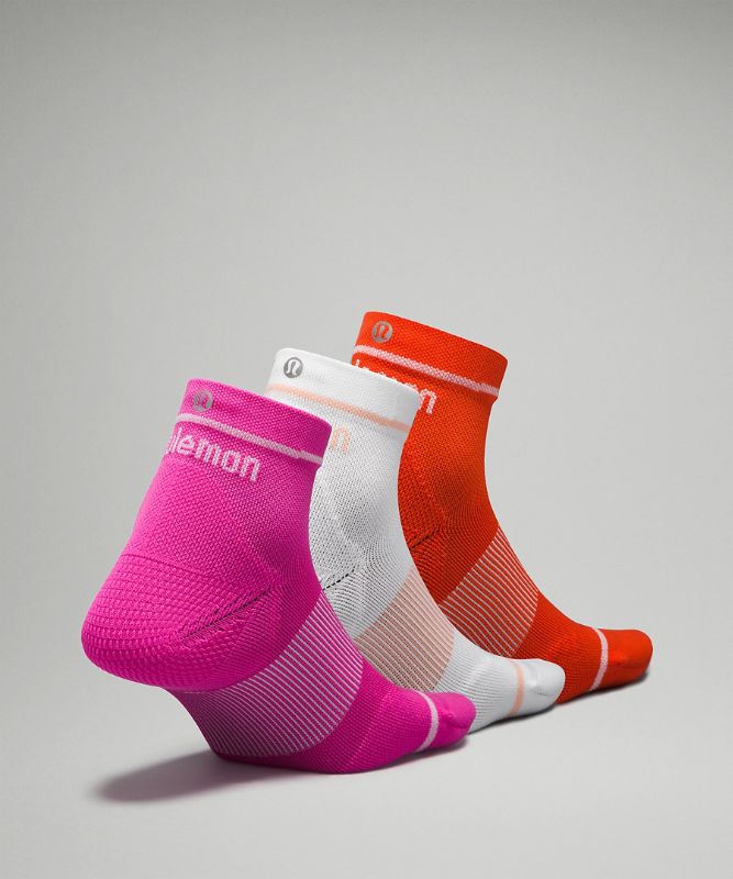 Women's Power Stride Ankle Sock *3 Pack Stripe