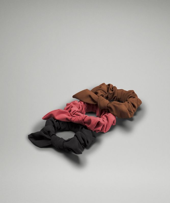 Uplifting Bow Scrunchies 3 Pack