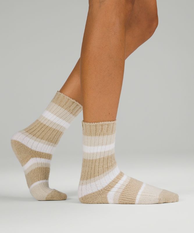 Women's Daily Stride Fuzzy Crew Sock